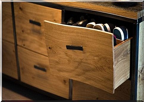 shoe drawer