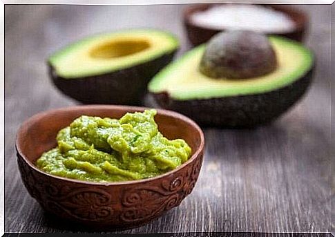 Carrot and avocado mask.