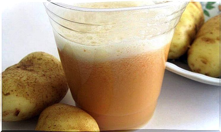 Potato juice can help with hair growth 