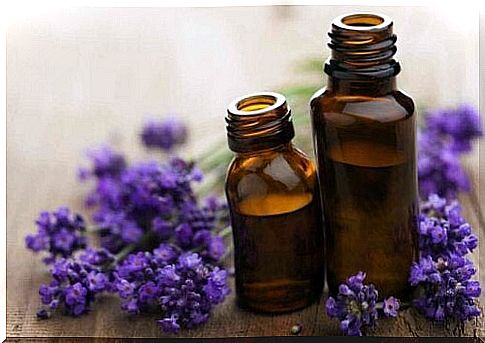 Lavender essential oil.