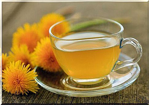 dandelion tea for the treatment of eczema