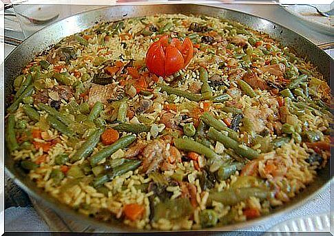 Valencian paella