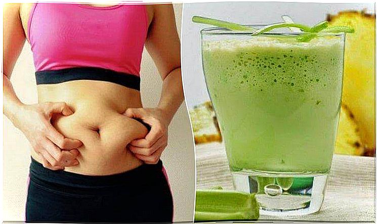 Learn how to make a smoothie with pineapple and celery to lose weight