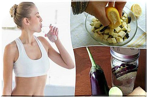 Learn how to make lemon and eggplant water for weight loss