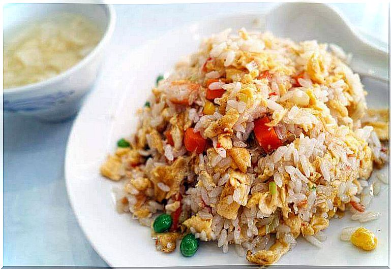 Recipe for delicious Chinese rice