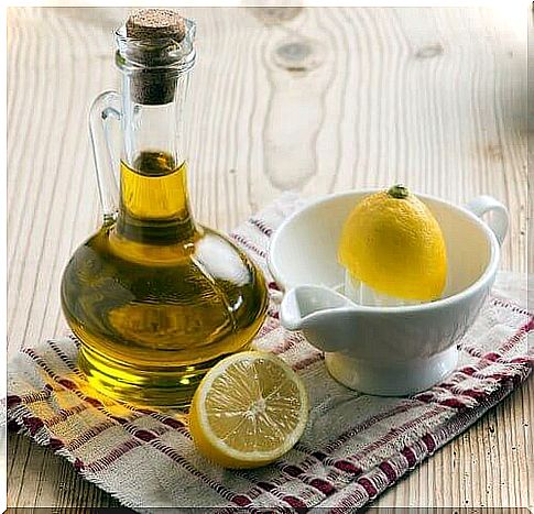 Olive oil and lemon