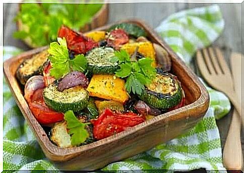 Grilled vegetables