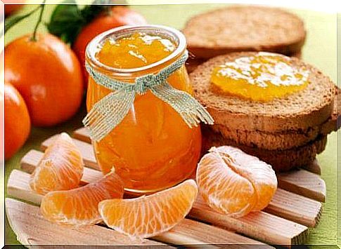 Healthy mandarin jam